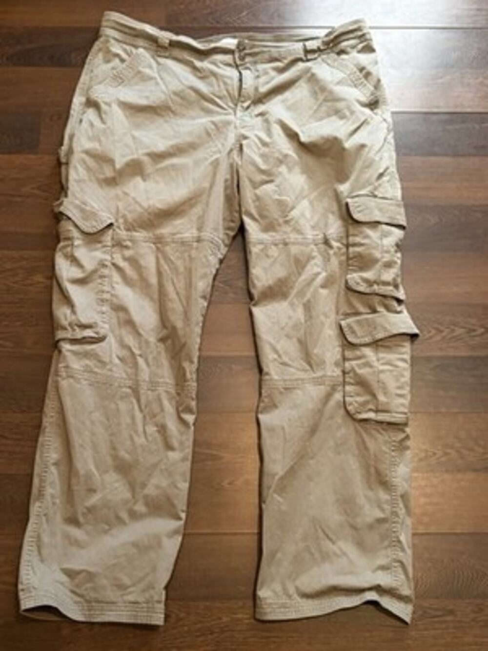 Abercrombie Baggy Utility Cargo Pants Khaki 35L W20